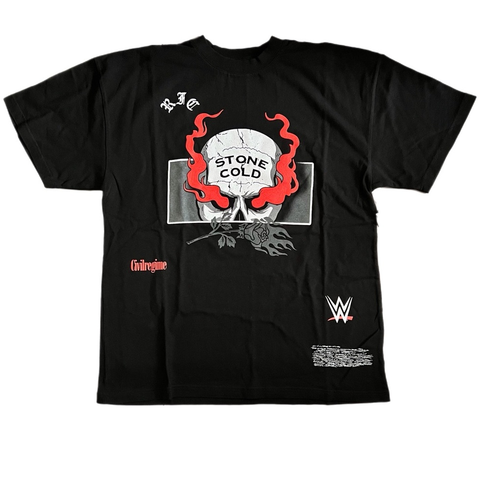 Civil Regime x WWE Stone Cold No Trust American Classic Oversized Tee